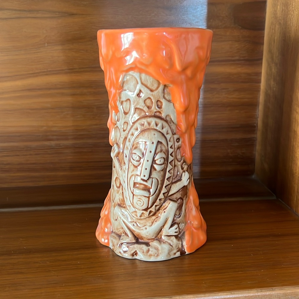 DISNEY TRADER SAM'S KRAKATOA TIKI MUG 2ND EDITION